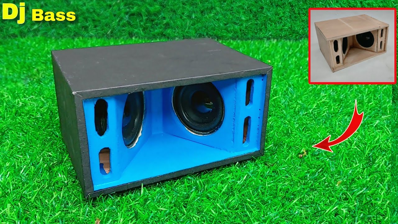 How To Make Dj Bass || mini RCF Bass Box