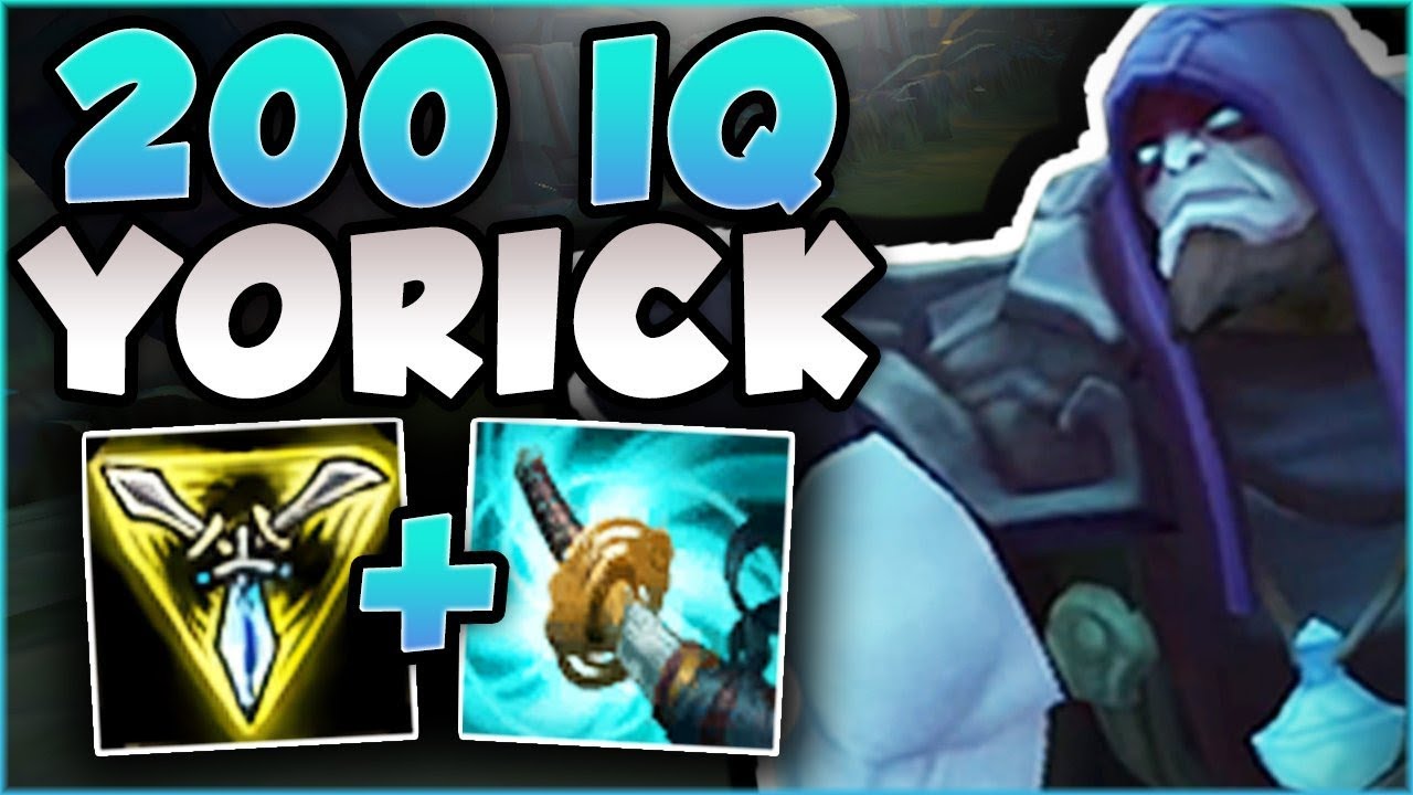WTF! 100% CRIT CHANCE ON YORICK Q IS ACTUALLY ABSURD! YORICK TOP GAMEPLAY! - League of Legends