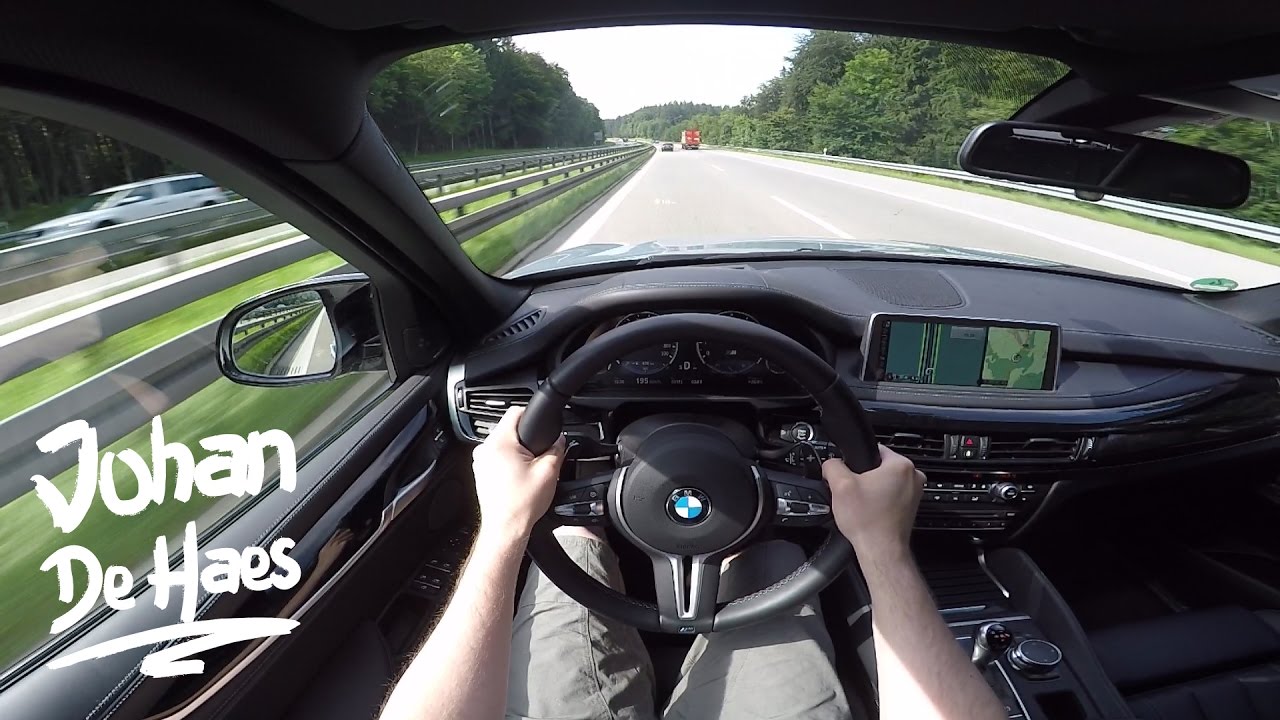 2017 BMW X5 M 575 hp POV test drive GoPro
