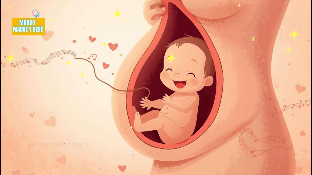 🌟 Ранняя стимуляция малыша во время беременности 🤰👶 Посмотрите, как он двигается под музыку! 🎶✨