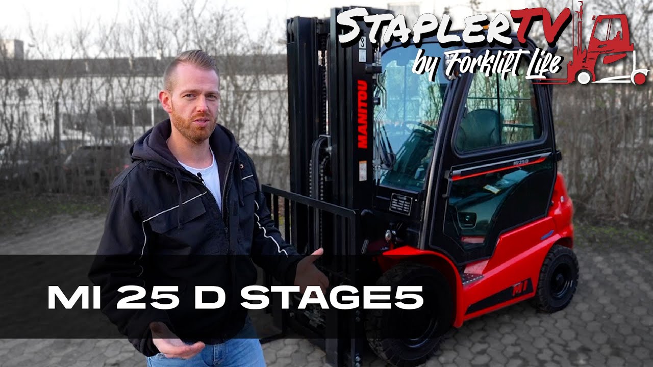 Manitou MI 25 D ST5 - StaplerTV by Forklift Life