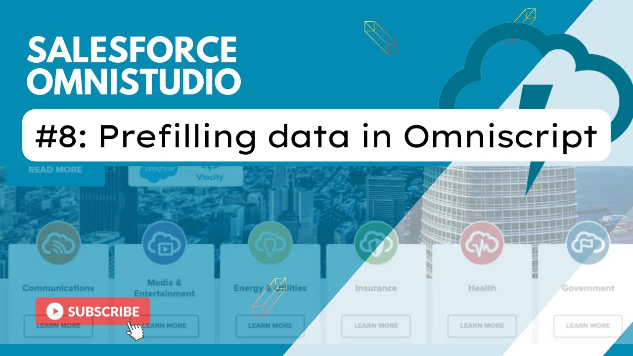 Session 8: Prefilling Data in Omniscript | Omnistudio | Salesforce Vlocity Sessions #salesforce
