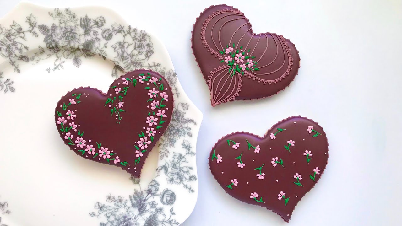 How to Cut out cookies.. Beautiful heart cookies ❤️❤️❤️