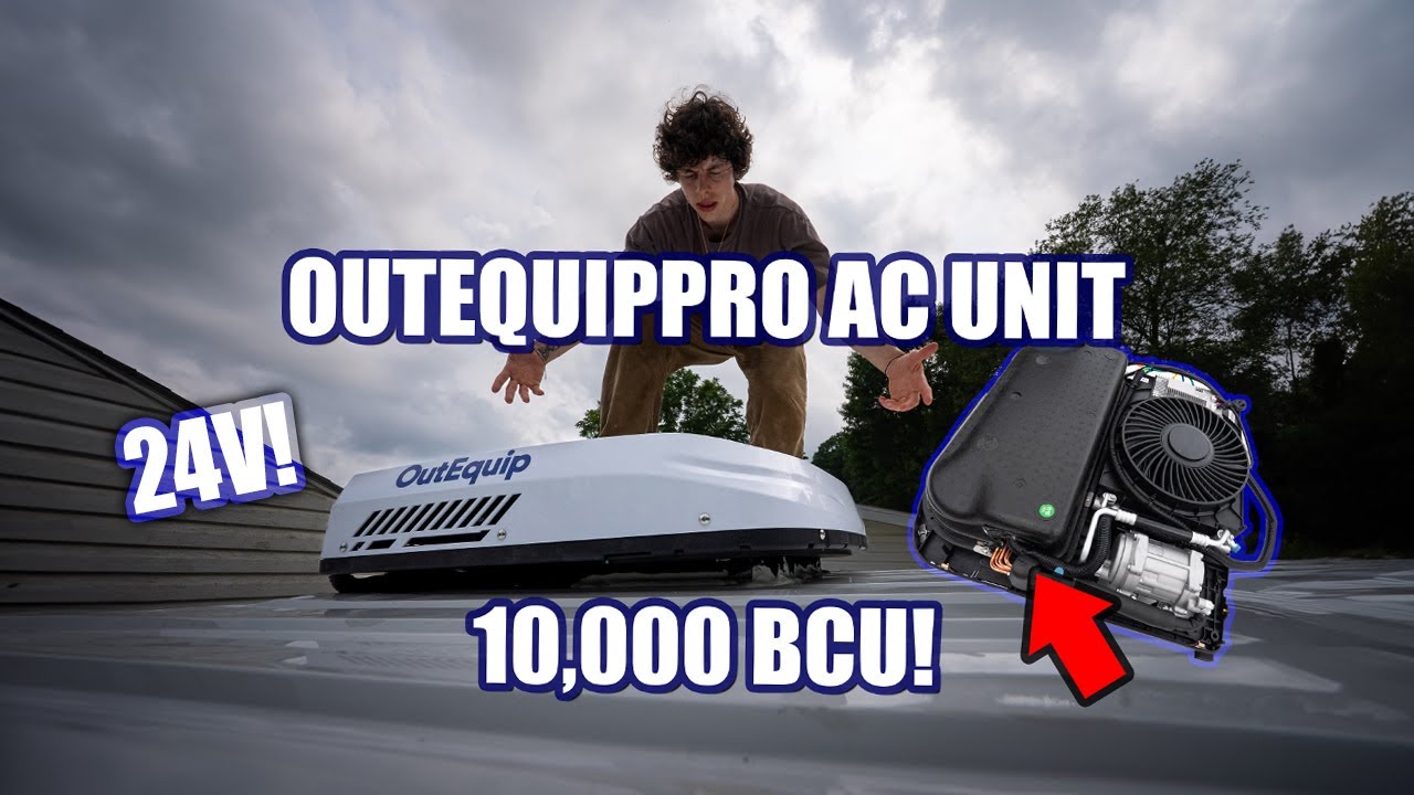 OUTEQUIPPRO AC UNIT INSTALL | DODGE PROMASTER CAMPER VAN BUILD