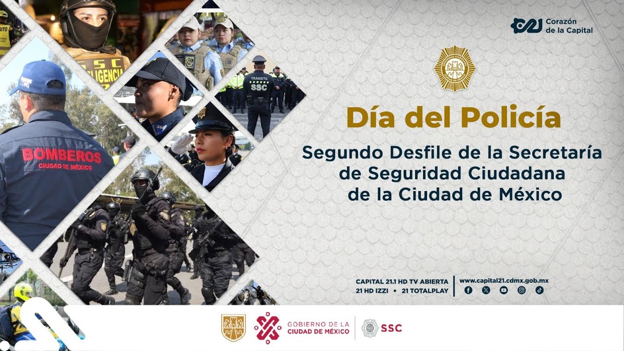 "Desfile de la Policía" 👮🏽‍♀️👮🏽‍♂️ 🚔 | 17 diciembre 2023