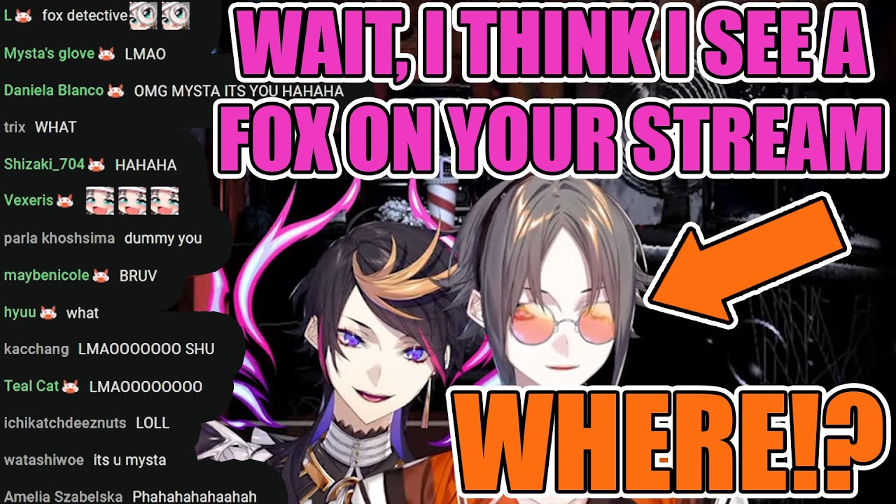 Shu trolls Mysta in FNAF -【Nijisanji EN | Mysta Rias, Shu Yamino】