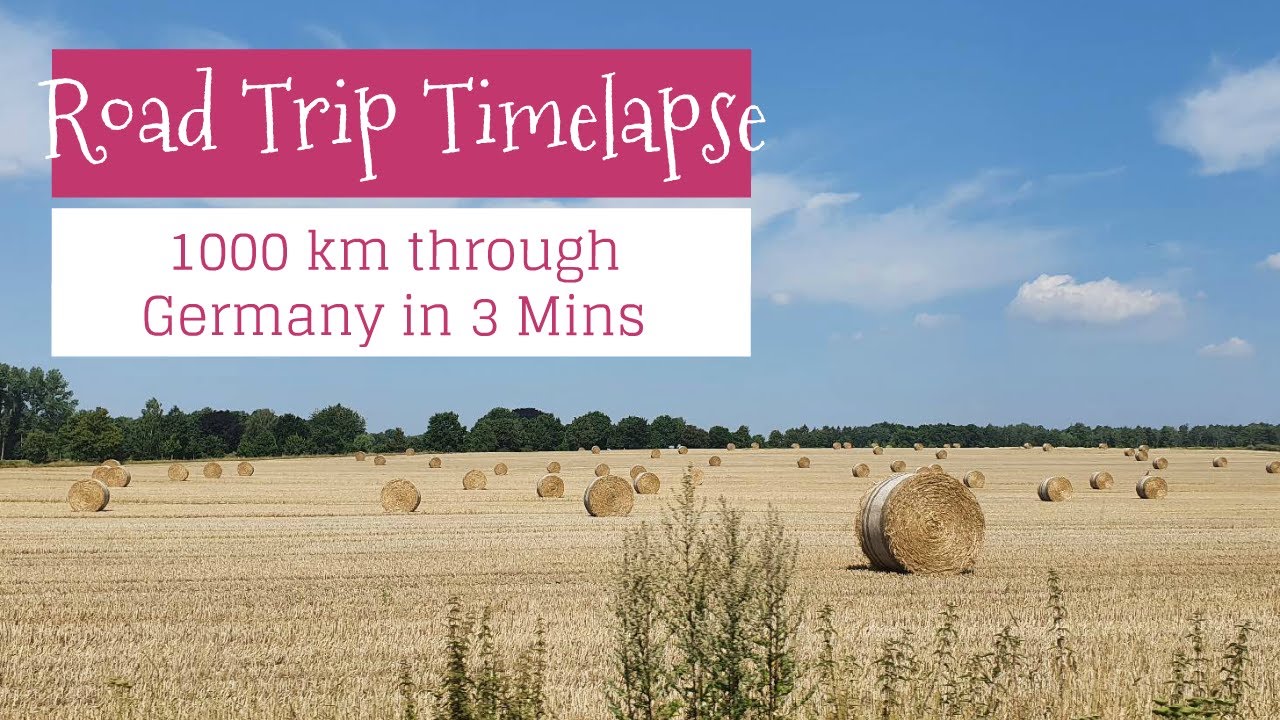 Road Trip Time-lapse 🚗 // Driving 1000 km Through Germany // Discover the World