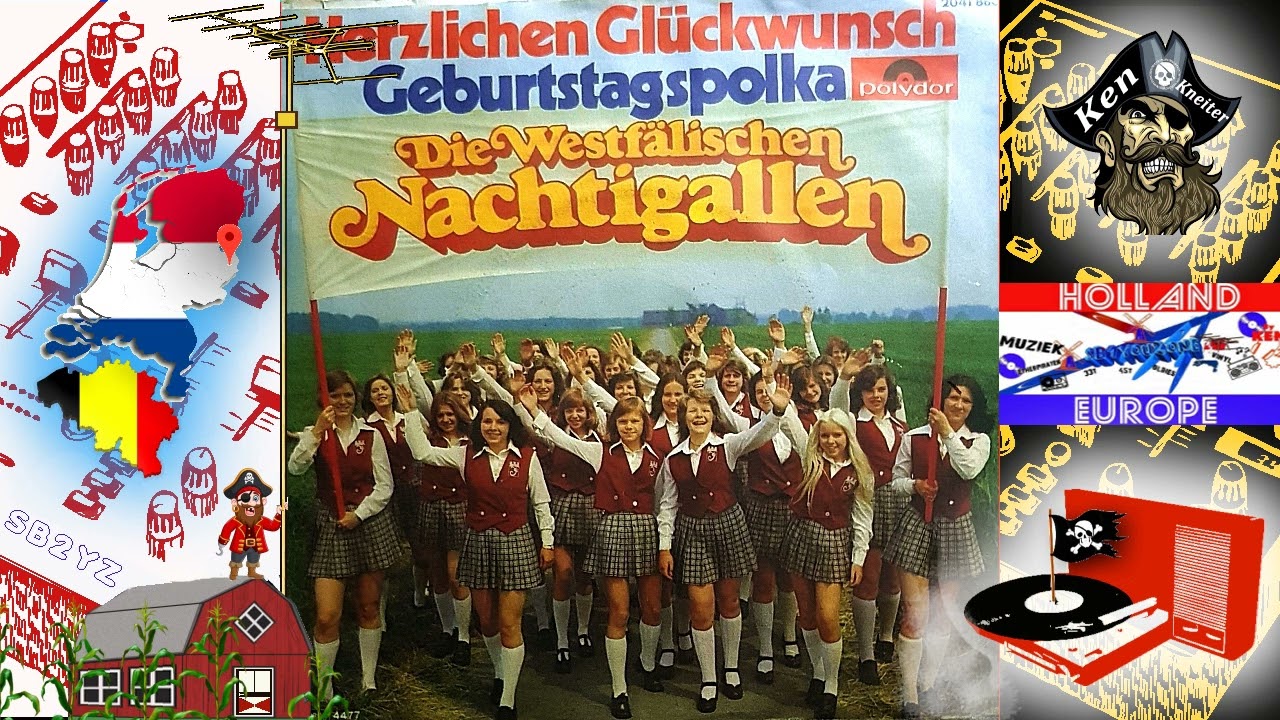 Geburtstagspolka (vocal) - Die Westfälischen Nachtigallen - 1975 - Piratenmuziek
