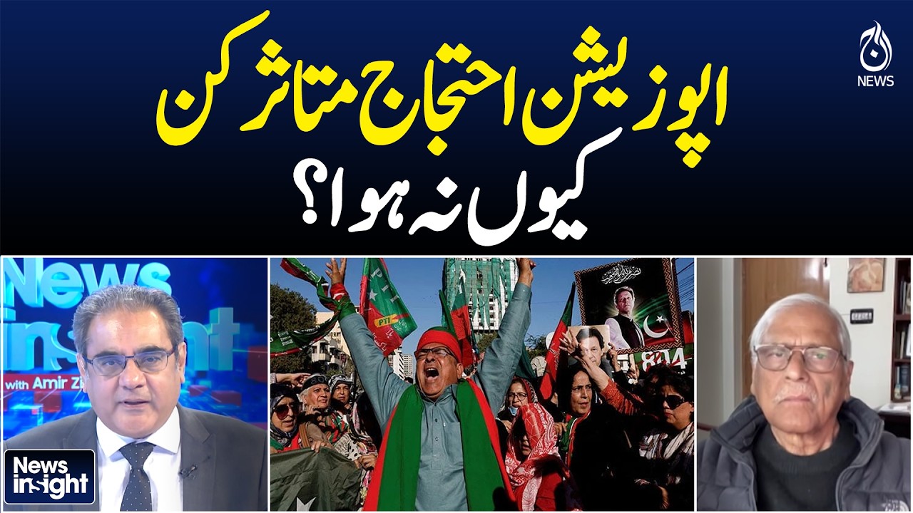 PTI Protest Analysis | Zahid Hussain | Political Impact Pakistan | Indian Dominance | News Insight