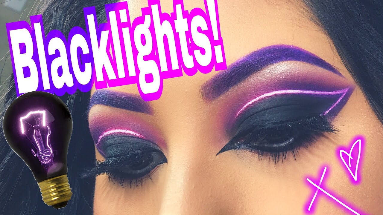 Blacklight makeup