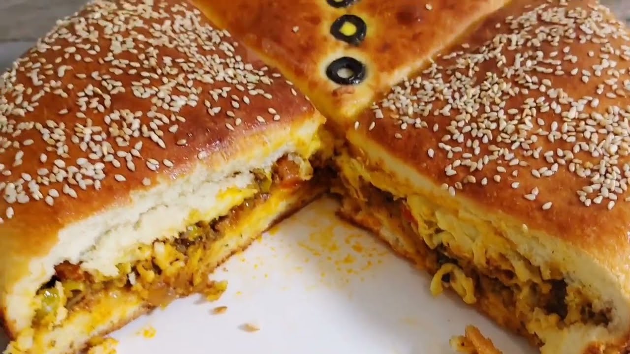 😍Recette salée Pain Brioché Farcie 😍 #stuffed_bread #pan_relleno #pão_recheado #thermomix #tm6