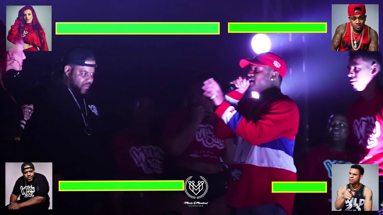 Wild N' Out Iowa Show - CONCEITED GETS KILLED CHASING JUSTINA (Pick Up and Kill It with Health Bars)