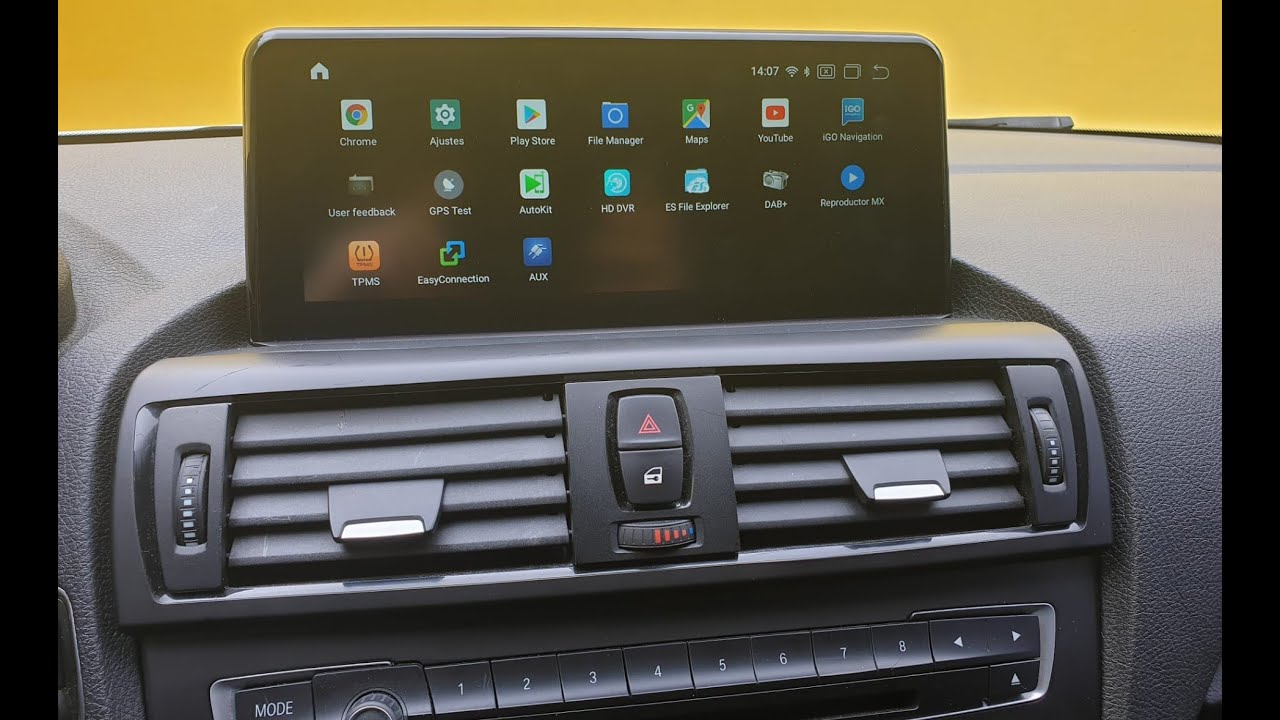 Система Android для BMW 1 серии F20 - Полная установка.