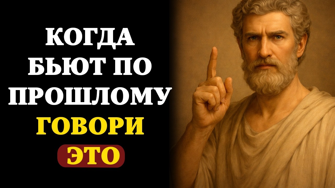 Если кто-то бросает вам в лицо ваше прошлое, СКАЖИТЕ ЭТО