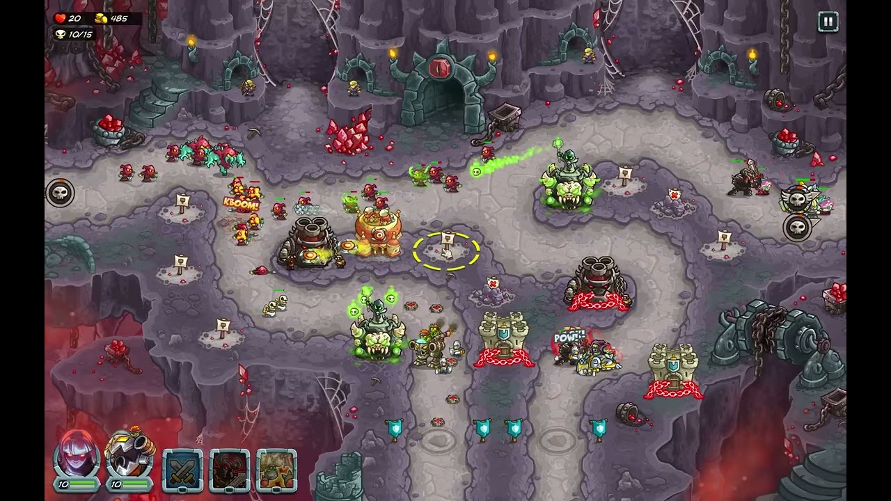 Kingdom Rush Alliance: Revamped Enemies- Carmine Mines- Impossible- NLL