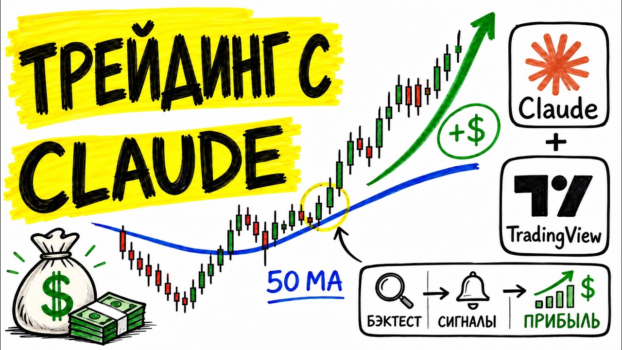 ИИ трейдинг за 40 минут: полный курс Claude + TradingView с нуля