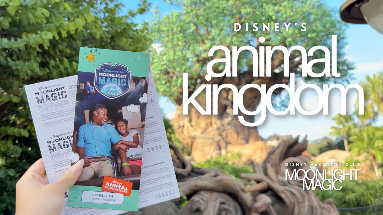 Disney’s FREE After-Hours Event for Disney Vacation Club Members| MOONLIGHT MAGIC | Animal Kingdom