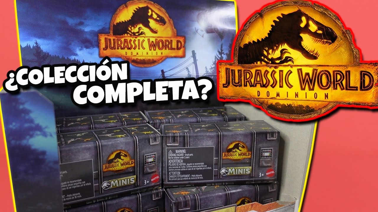 Abri todos los Minis de JURASSIC WORLD DOMINION | Coleccion completa Minis Jurassic World Dominion