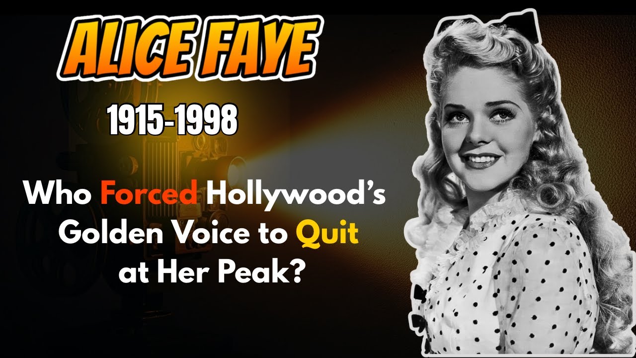Alice Faye: The Hollywood Star Who Walked Away at the Peak of Fame