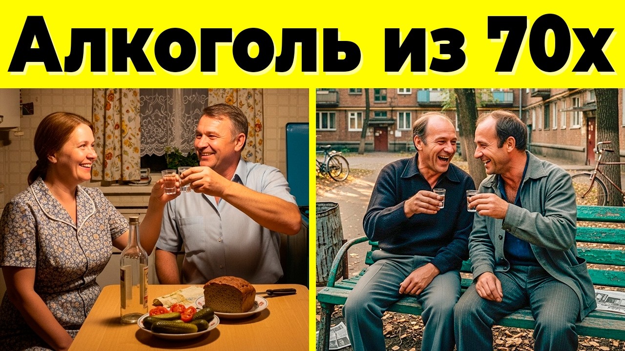 10 Советских Алкогольных Напитков из 70-х, которые исчезли навсегда