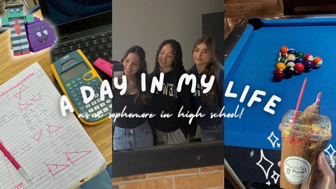 CASUAL DAY IN MY LIFE *SOPHOMORE* | school, friends, minecraft meal, etc!