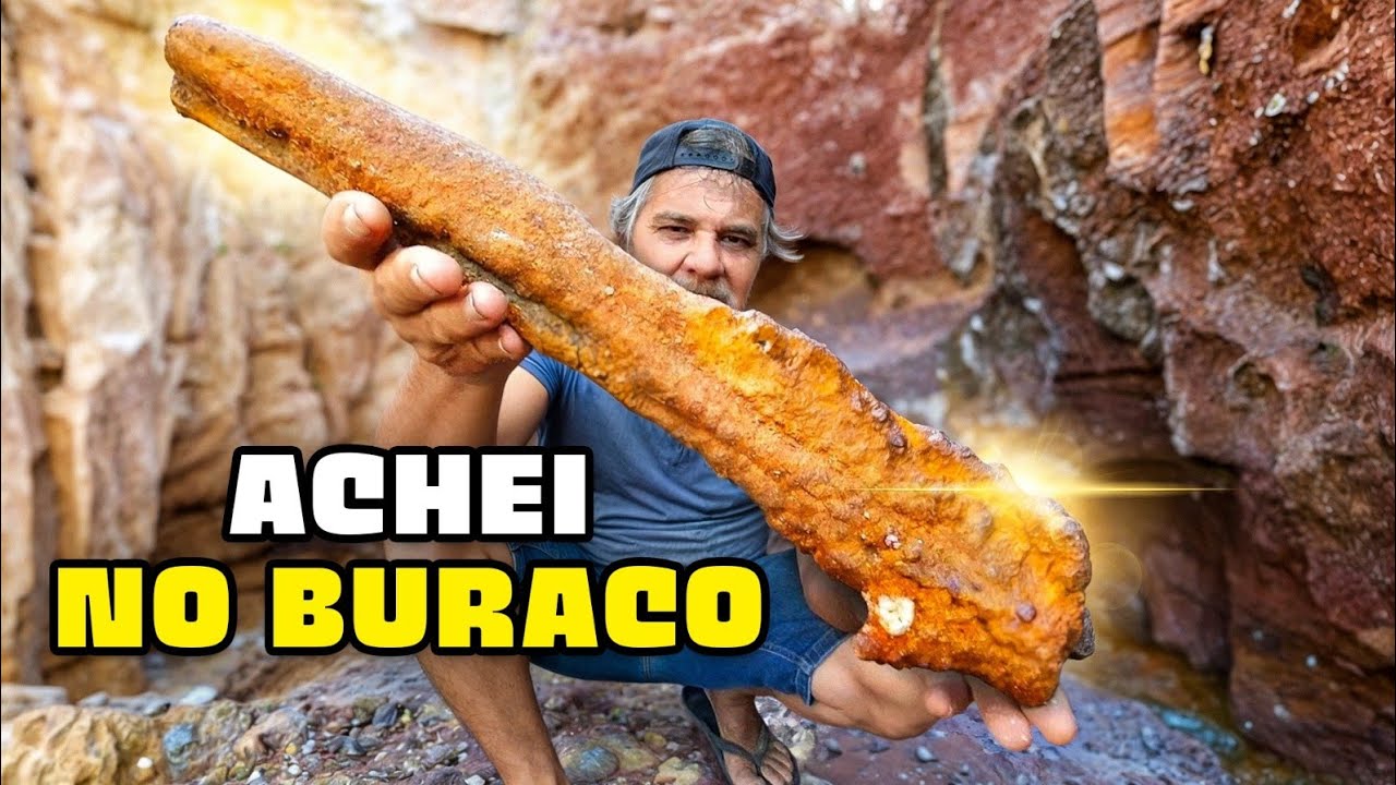 OLHA SÓ O QUE EU ACHEI DENTRO DESSE BURACO