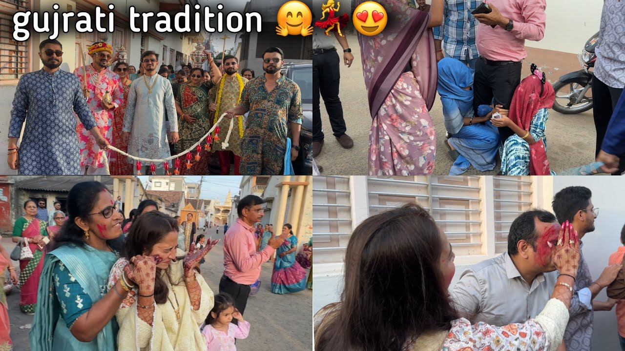 shadi me sabki shakal kharab kar di😂|  varadh 😍 | gujrati tradition | 