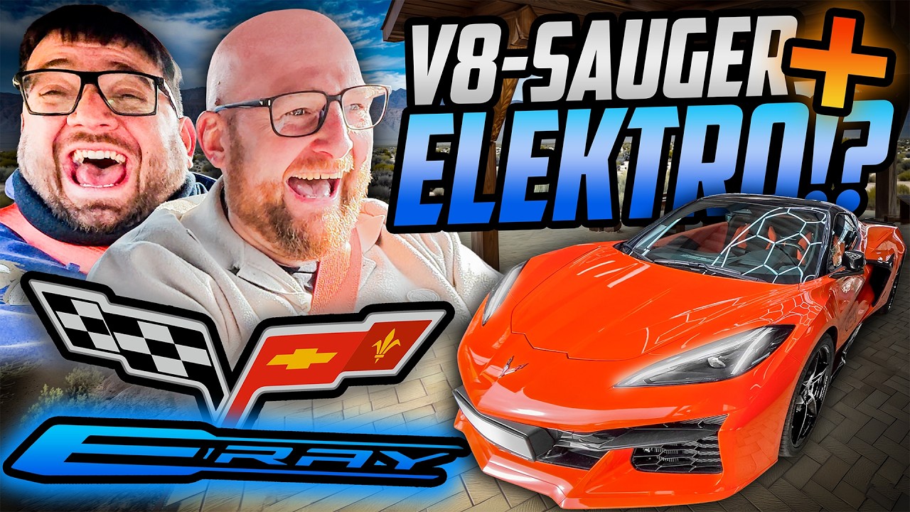 AMERIKANISCHE IKONE unter STROM! - Corvette C8 E-Ray - SPORTWAGEN mit HYBRIDANTRIEB?!