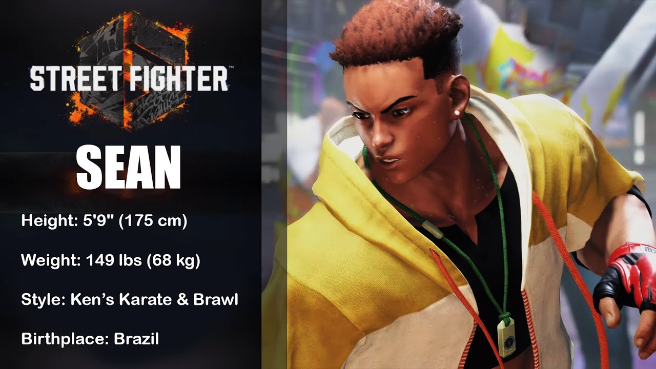 Street fighter 6 - SEAN [Avatar Creation]