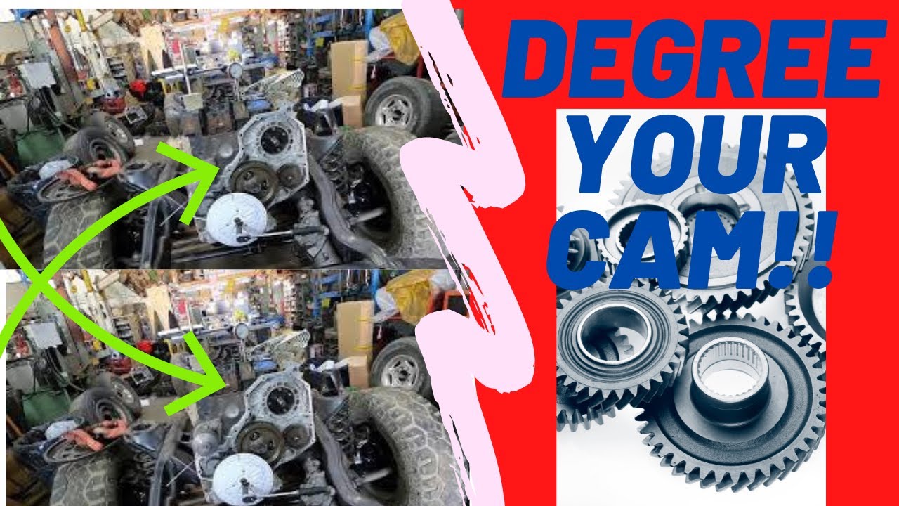 How to degree a Cummins cam.  ( INTAKE CENTERLINE )
