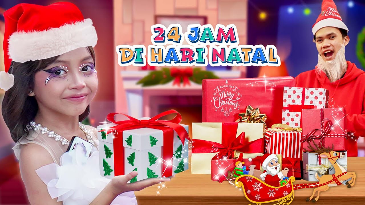 24 JAM LEIKA DI HARI NATAL 😍  KOMPILASI VLOG 1 JAM LEIKA BERBAGI KEBAHAGIAAN SAAT NATAL