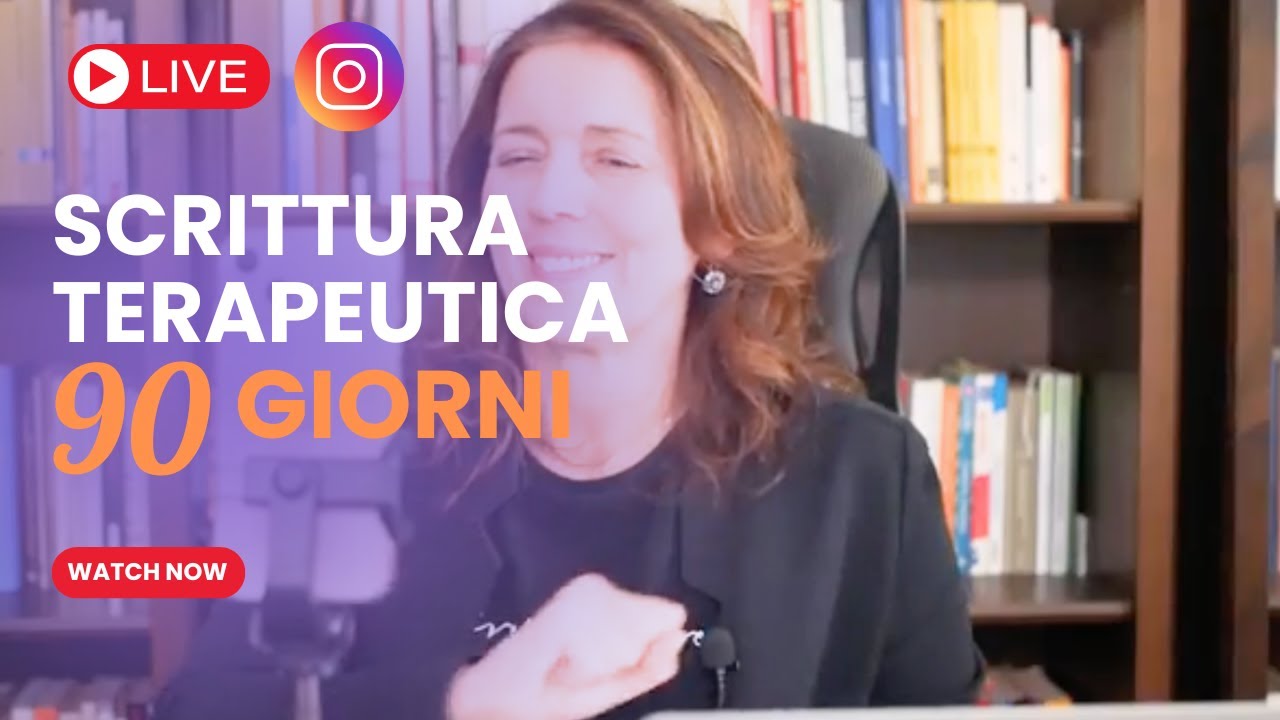 90 giorni di scrittura terapeutica - La live