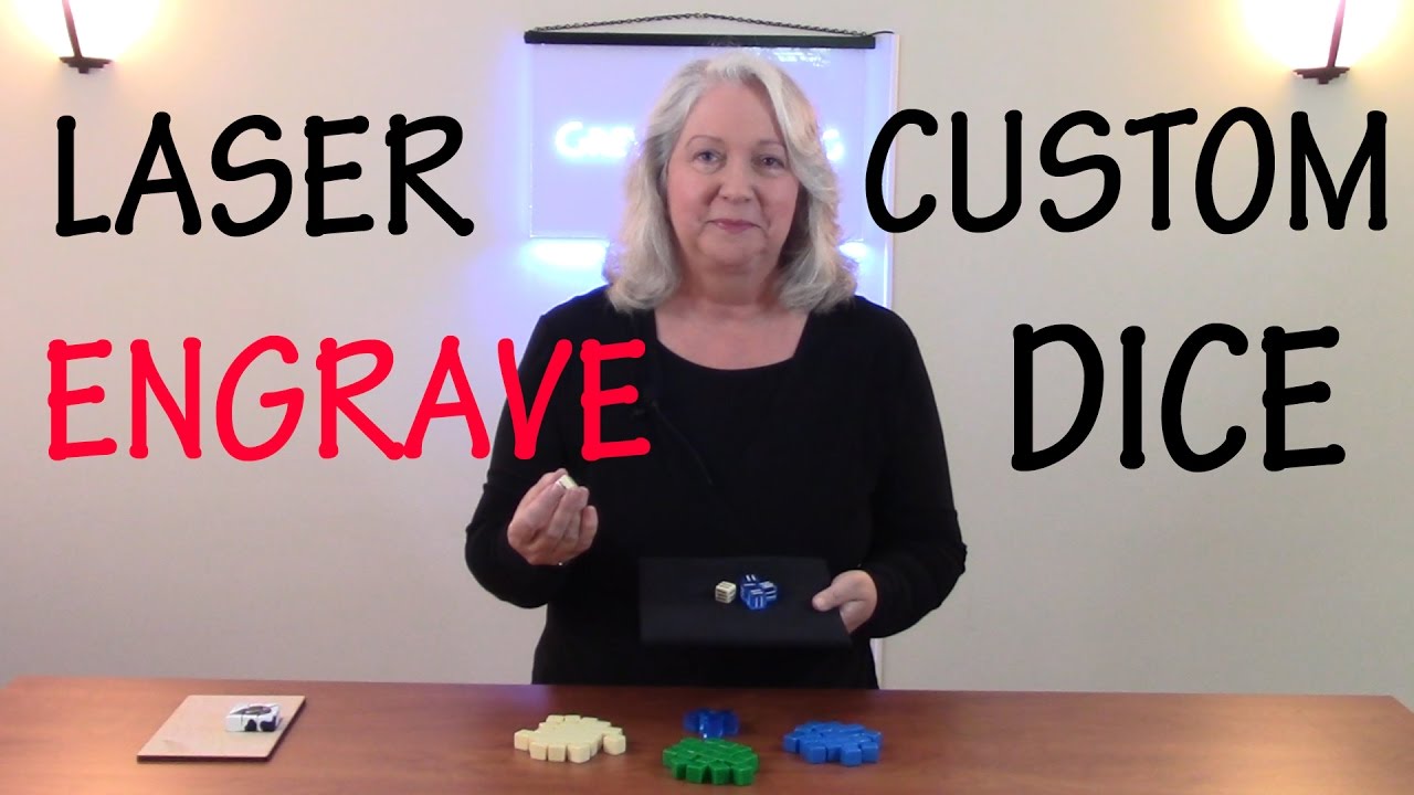 How To Laser Engrave Custom Dice