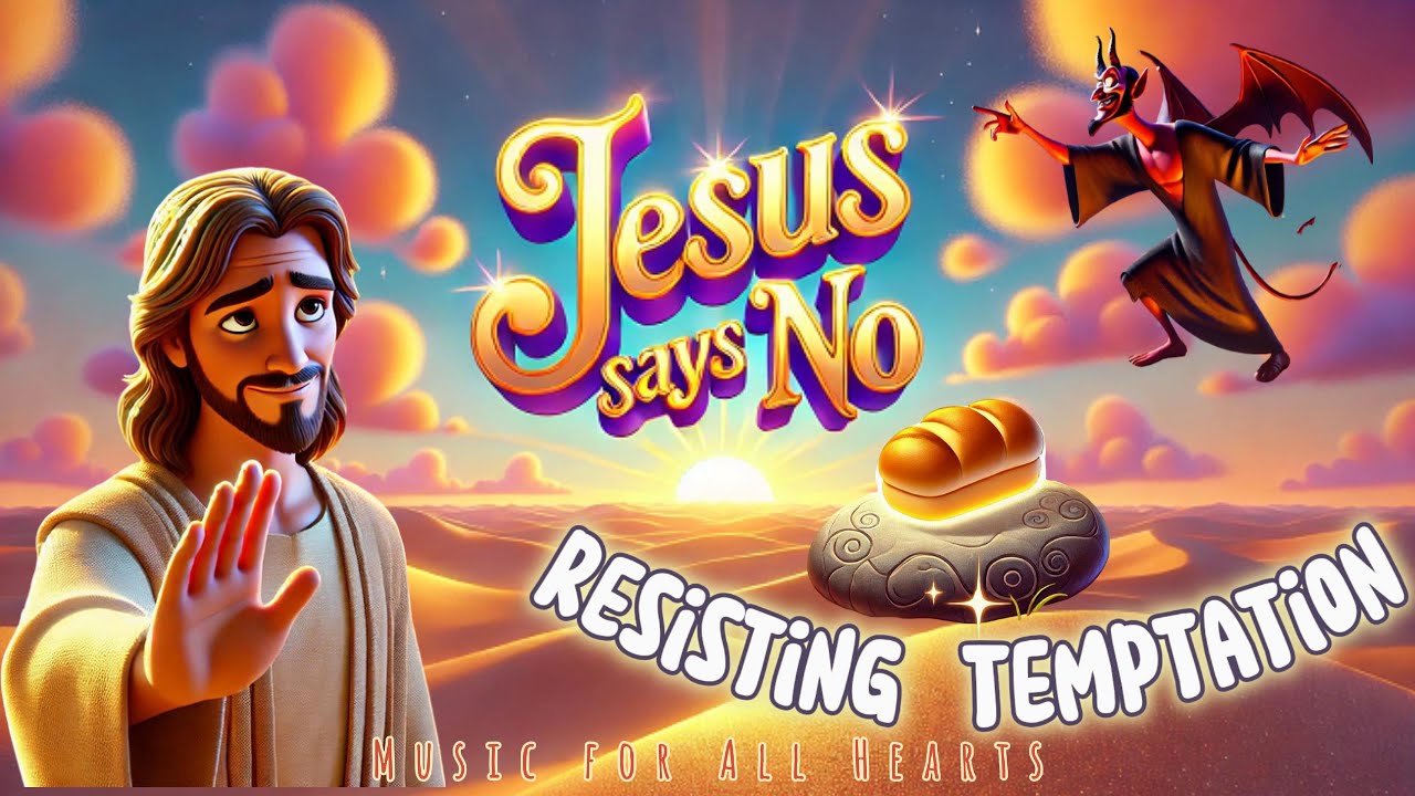 Jesus Says No - A Fun Kids Song About Resisting Temptation! | Bible Story