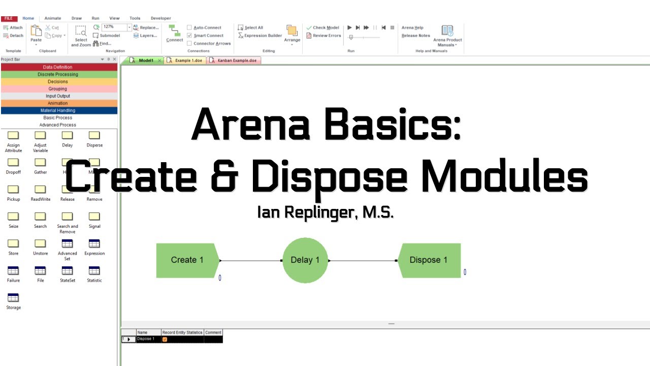 Arena Basics: Create and Dispose Modules