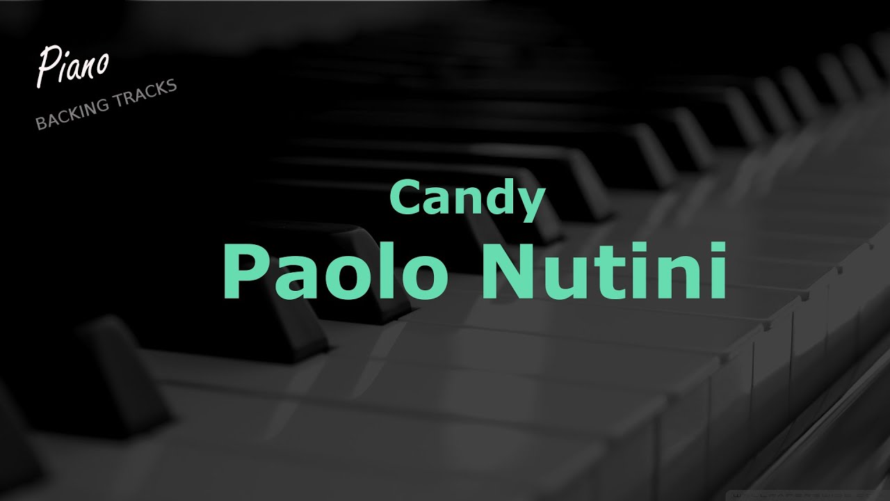 Candy - Paolo Nutini (Piano Instrumental Karaoke Backing Track)