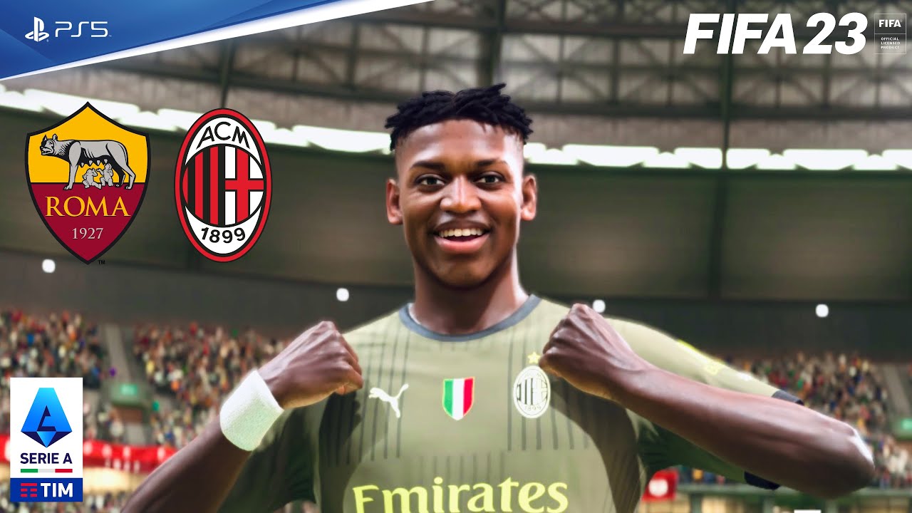 Roma vs. Milan | FIFA 23 Serie A 2022/23 Full Match Gameplay PS5 [4K60]
