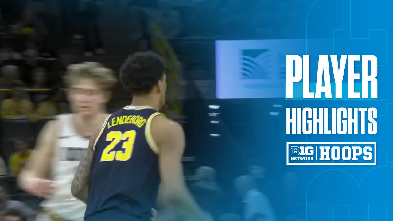 Yaxel Lendeborg Highlights vs. Iowa | Michigan Basketball | 03/05/2026