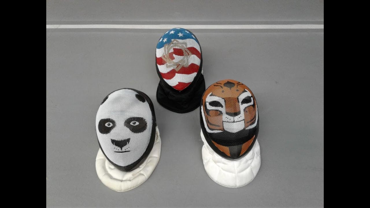 How to Paint Your Fencing Mask