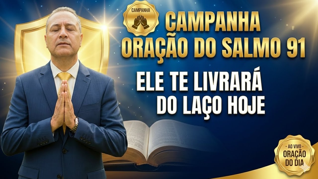 ELE TE LIVRARÁ DO LACO HOJE / ORACAO DO DIA 24 TERCA FEIRA