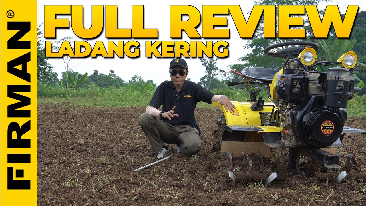 FULL REVIEW TRAKTOR 4 RODA MINI DI LADANG KERING | FIRMAN FTI2010DE