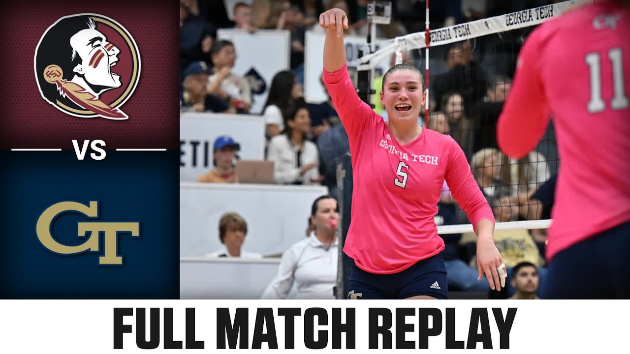 Florida State vs. Georgia Tech Full Match Replay | 2023 ACC Volleyball