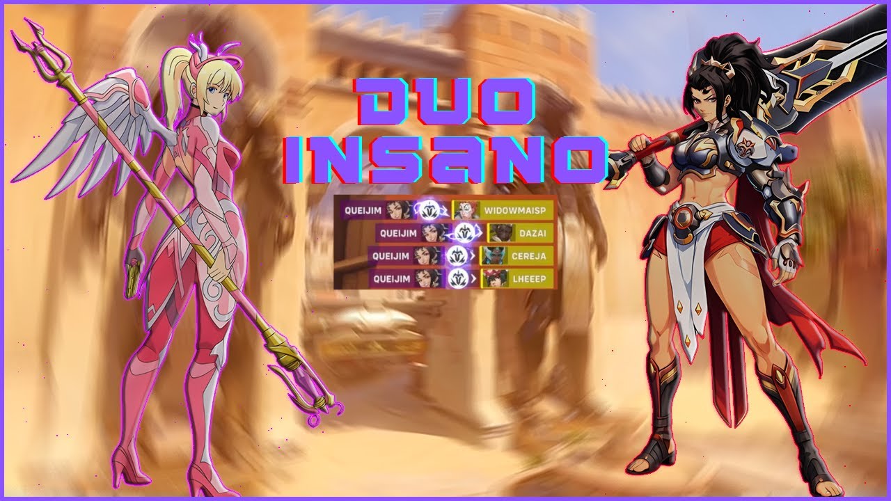 SINERGIA PERFEITA! Vendetta + Mercy dominando o Trono de Anúbis 🔥 | Overwatch 2