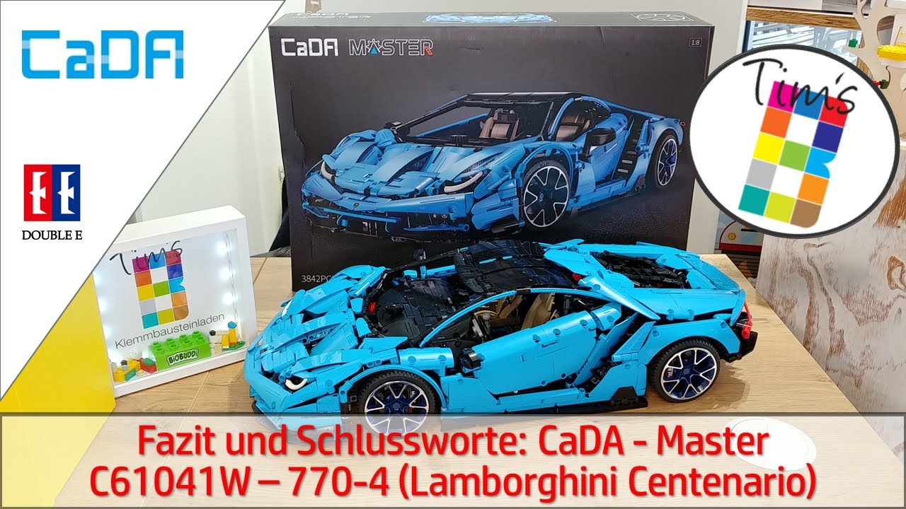 CaDA Master C61041W - Super Car 1:8 - Lamborghini Centenario 770-4 - Fazit