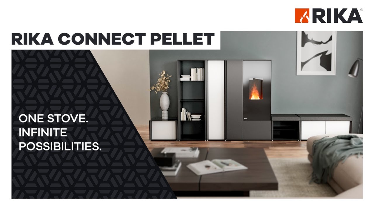 Individual interior design with the RIKA CONNECT PELLET stove | EN