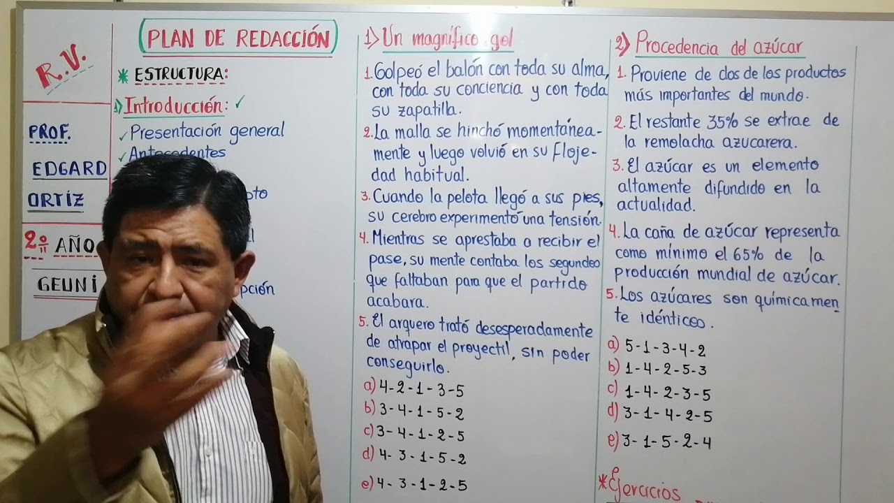 Plan de Redacción