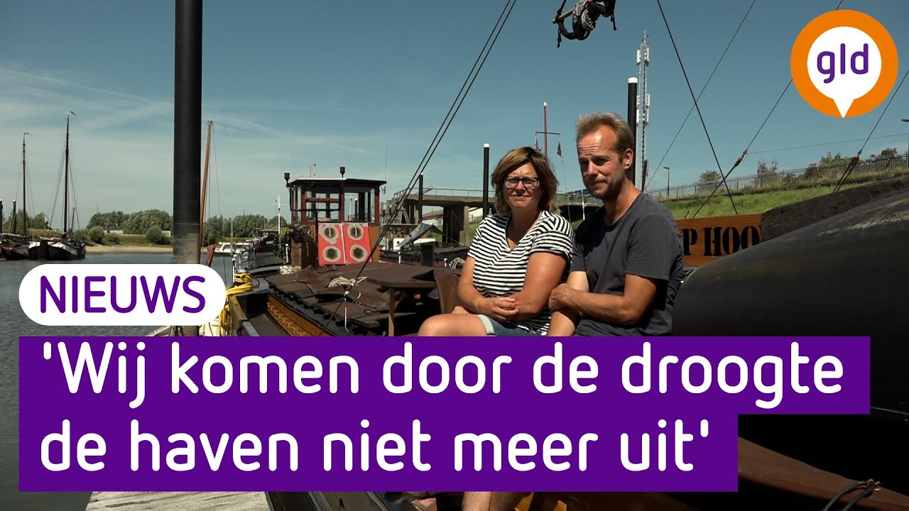 Gezinnen moeten vakantieplannen bijstellen door extreem laagwater