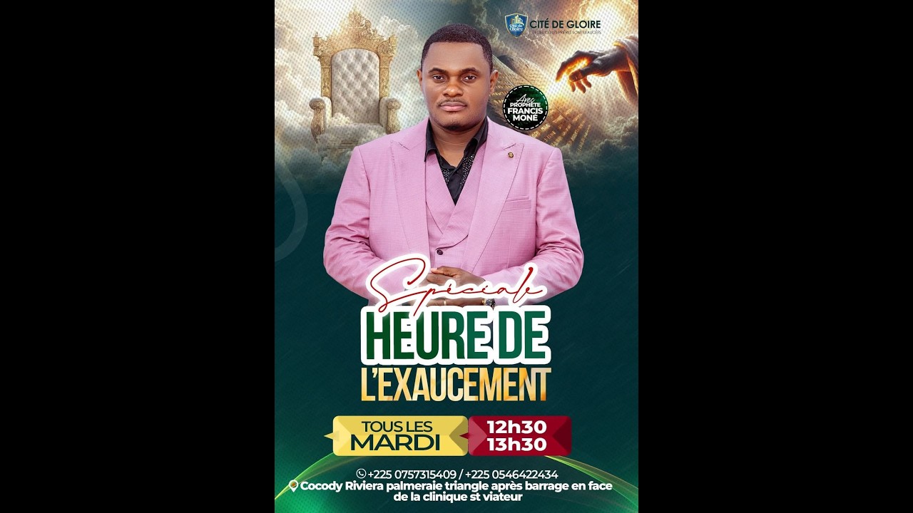 🔥Cité de Gloire Bienvenue à l'heure de l'exaucementThème : 