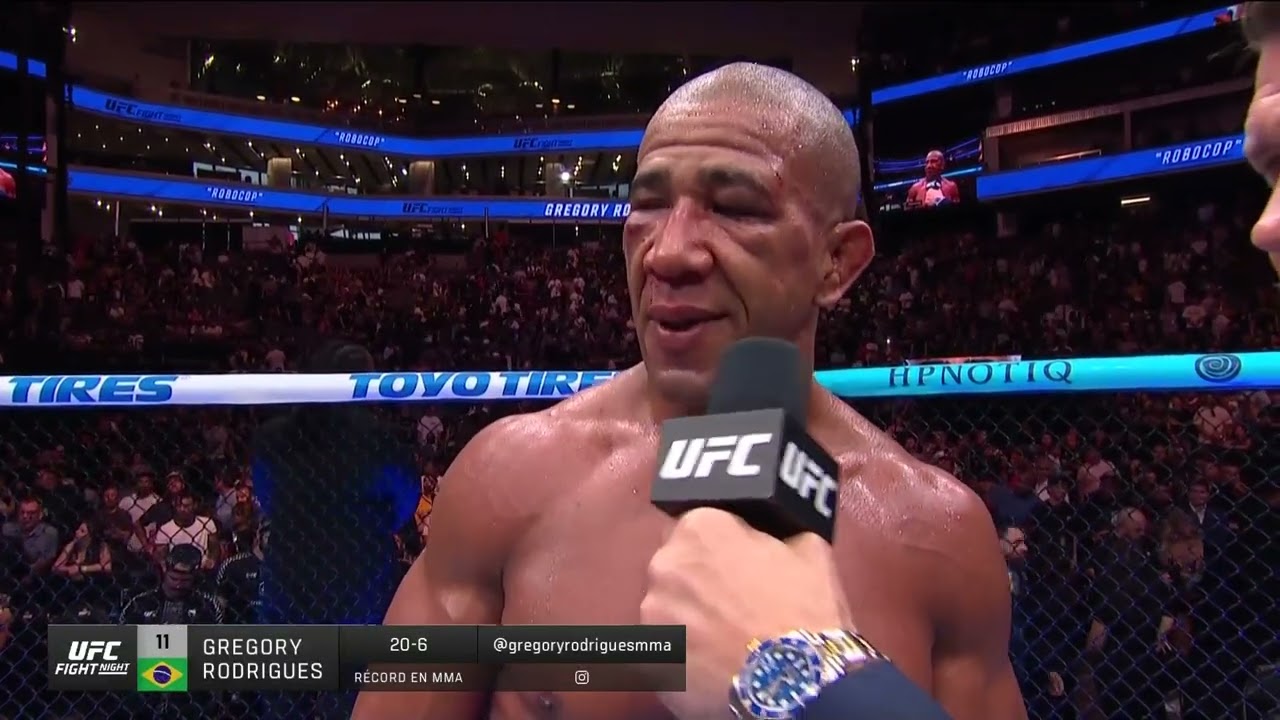 #UFCSacramento Gregory Rodrigues: Octagon Interview
