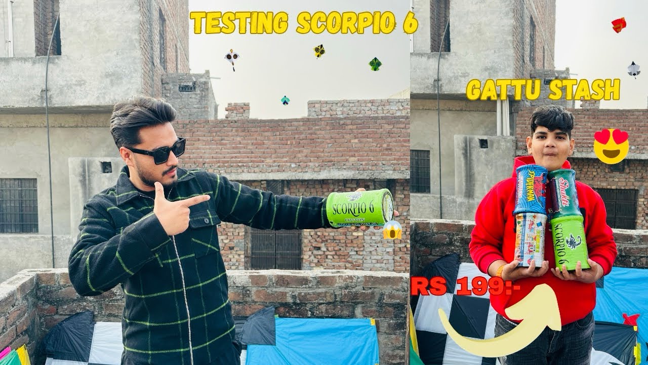 UNBOXING + TESTING SCORPIO 6 😍 BEST GATTU…? 🔥| FLYING BIG KITE | KITE VLOG